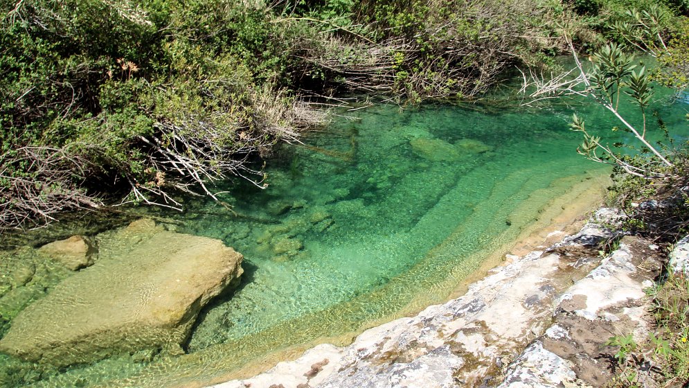 Bach Quellwasser Leinwand