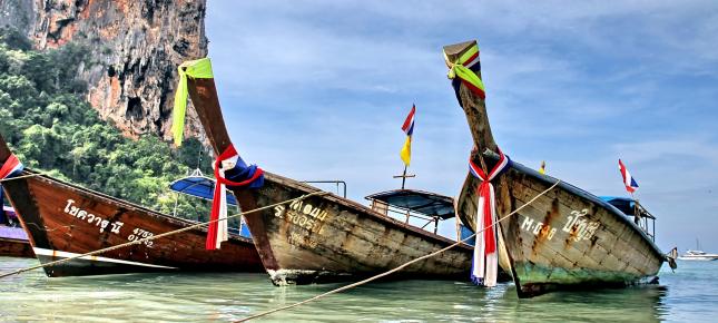 Boote Bild auf Leinwand