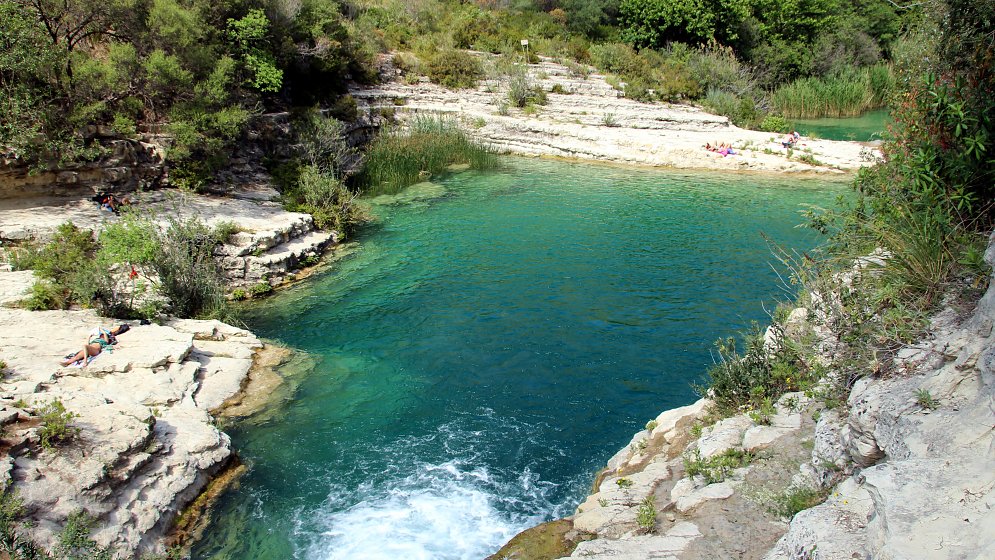 Cavagrande del Cassibile Wasser Leinwand