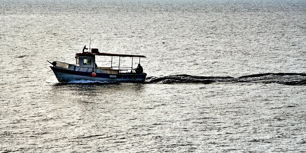 Fischerboot Leinwand