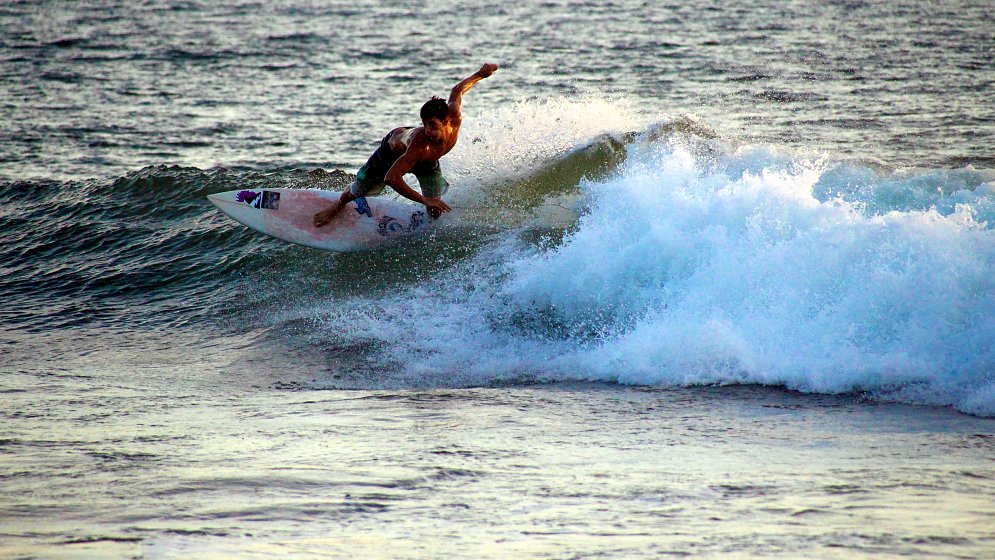 Geschwindigkeit Wellen Costa Rica Leinwand