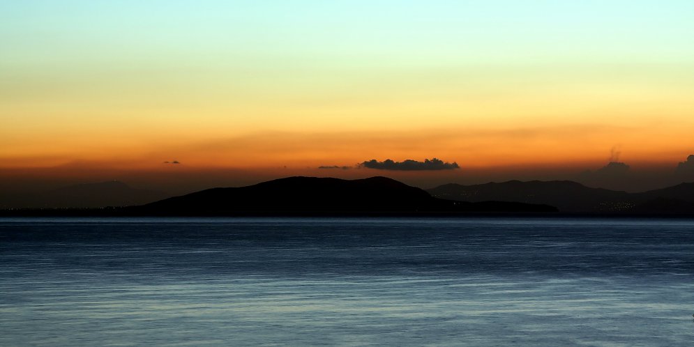 Kueste im Morgenrot Leinwand