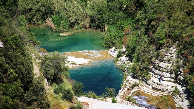 Landschaft Cavagrande del Cassibile