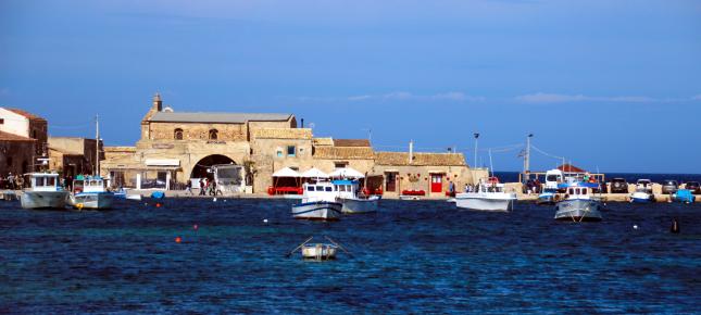 Marzamemi Sizilien Bild auf Leinwand