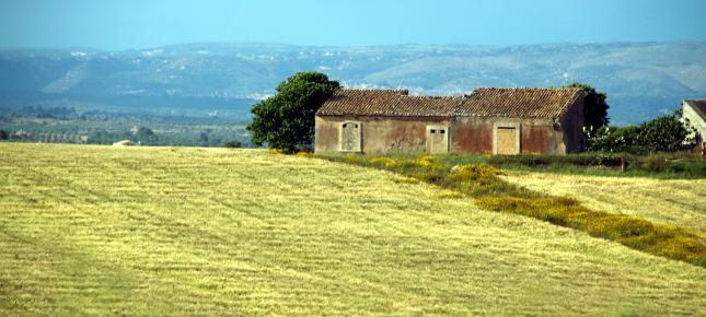 Mediterrane Ruhe Bild auf Leinwand