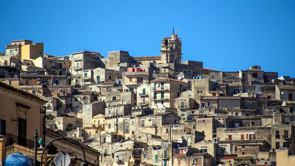 Modica Italien Leinwand