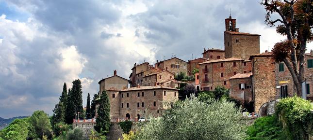 Montepulciano Bild auf Leinwand