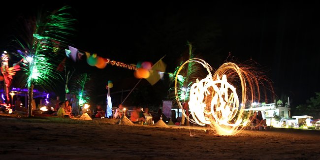 Party am Strand