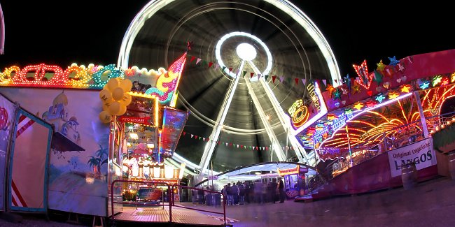 Riesenrad Rotierend Riesenrad Rotierend