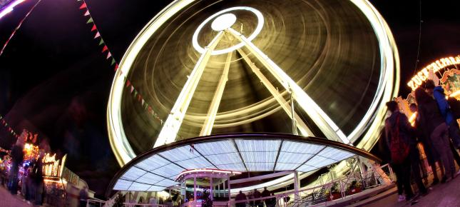 Riesenrad Bild auf Leinwand