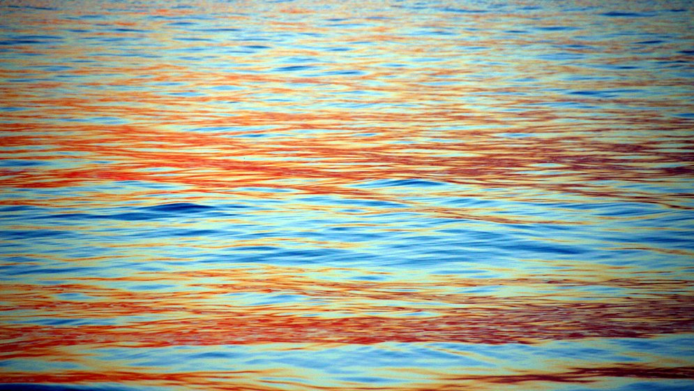 Ruhe Wasser Leinwand