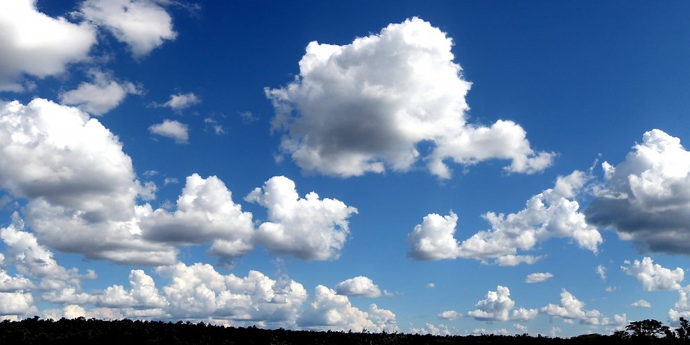 Schaefchenwolken Leinwand