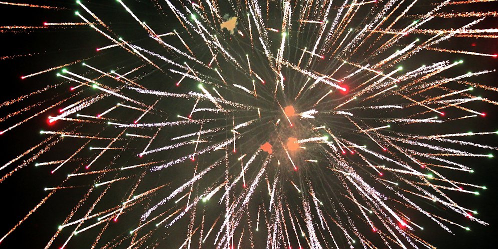 Silvester Raketen Leinwand
