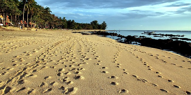 Spuren im Sand