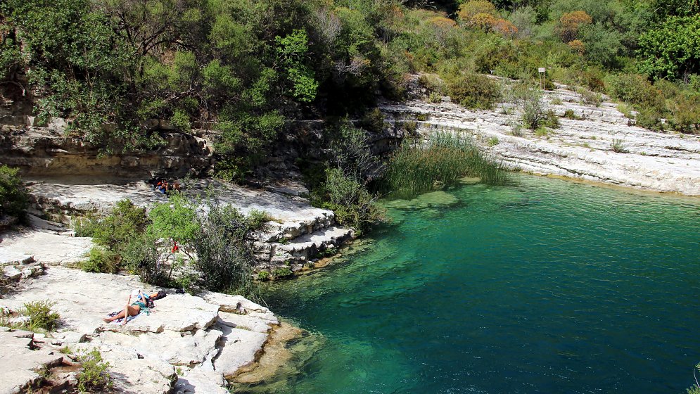 Wasser Ufer Leinwand