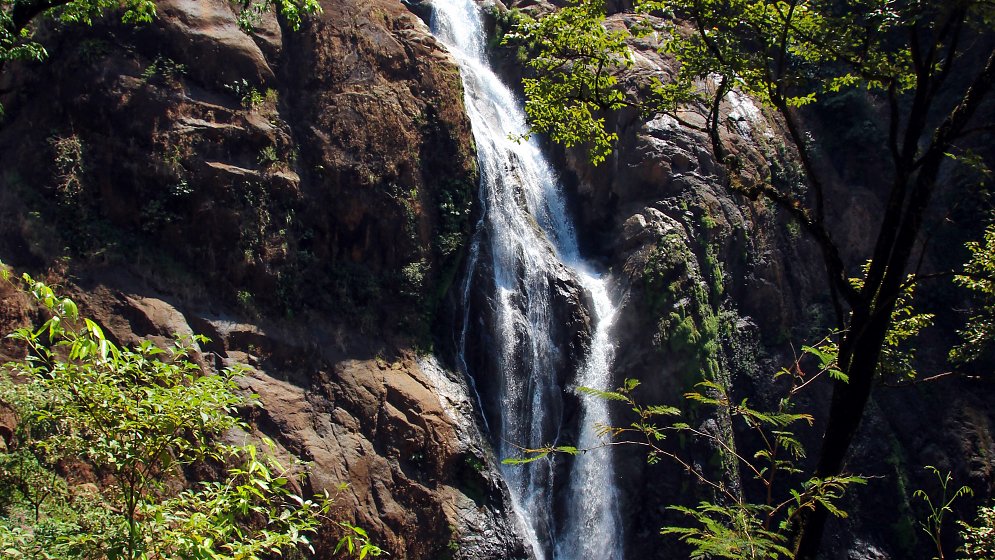 Wasserfall Natur Leinwand