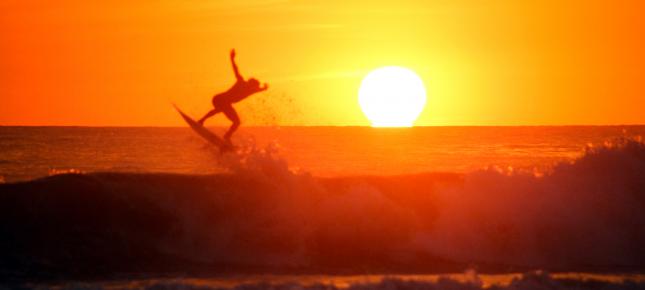 Wellen Costa Rica Abenteuer Bild auf Leinwand