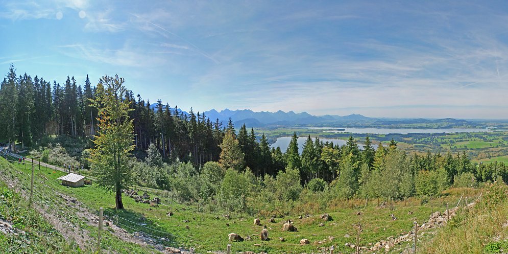 Bayern Seen Panorama Leinwand