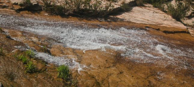 Fluss Bild auf Leinwand