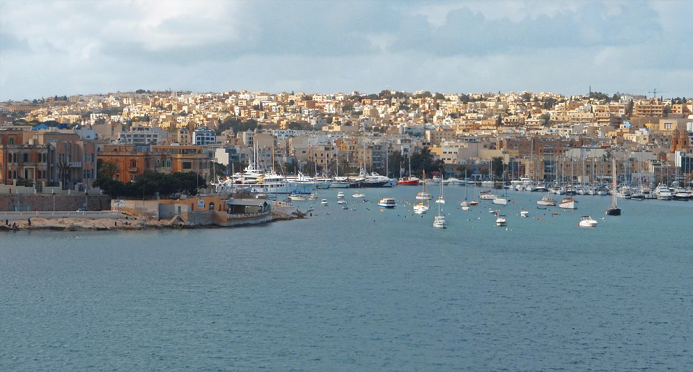 Hafen Valetta 1 Leinwand