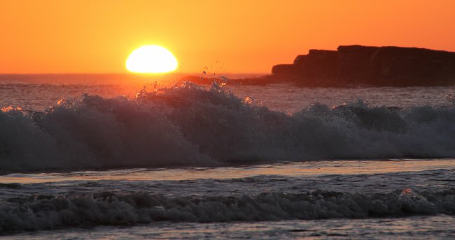 Sonne im Meer