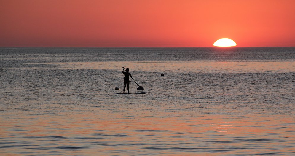 Standup Paddling Leinwand