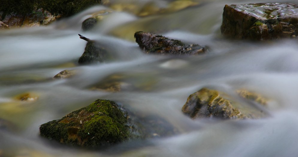Steine im Wasser Leinwand