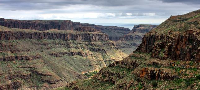 Canyon Bild auf Leinwand