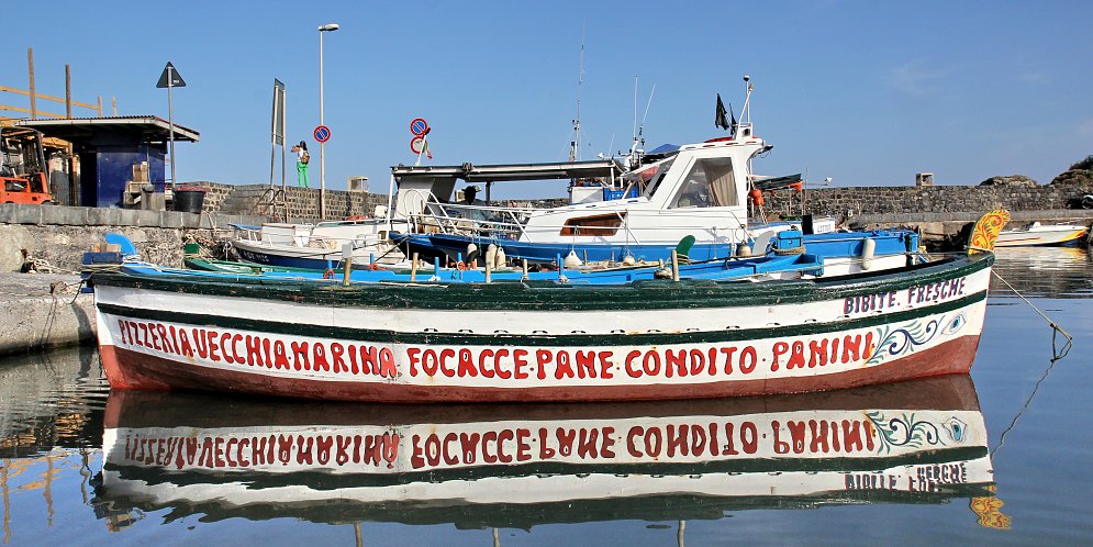 Fischer Hafen Leinwand