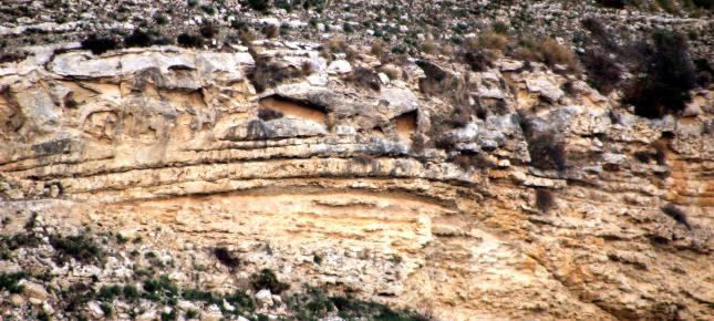 Gesteinsformation Bild auf Leinwand