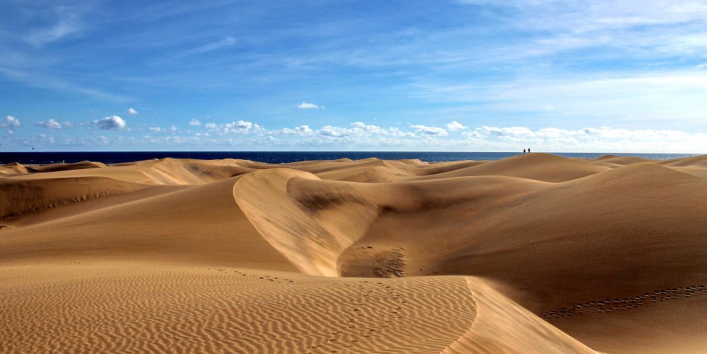 Gran Canaria Wueste Leinwand