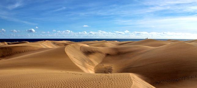 Gran Canaria Wueste Bild auf Leinwand