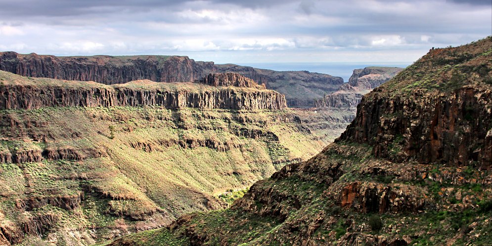 Gruener Canyon Leinwand