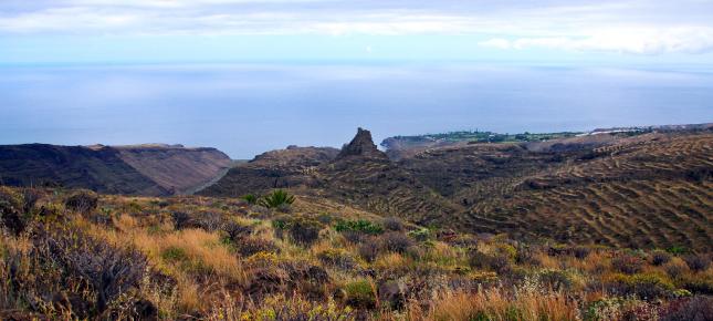 La Gomera Landschaft Bild auf Leinwand