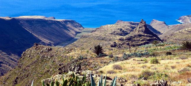 La Gomera Wanderung Bild auf Leinwand