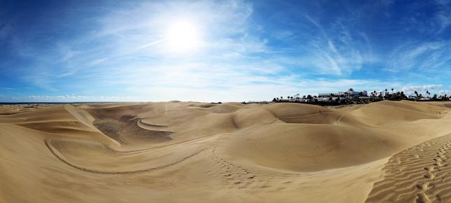 Sand Bild auf Leinwand