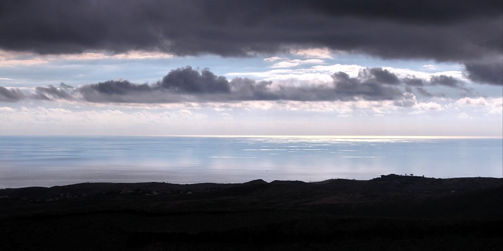 Sturm vorueber Leinwand