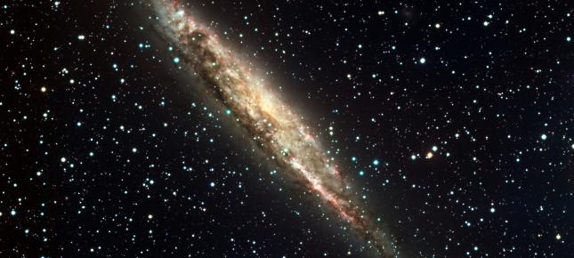 Unendlicher Kosmos Bild auf Leinwand