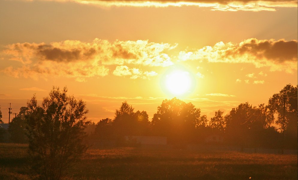 Abend Abendhimmel Leinwand