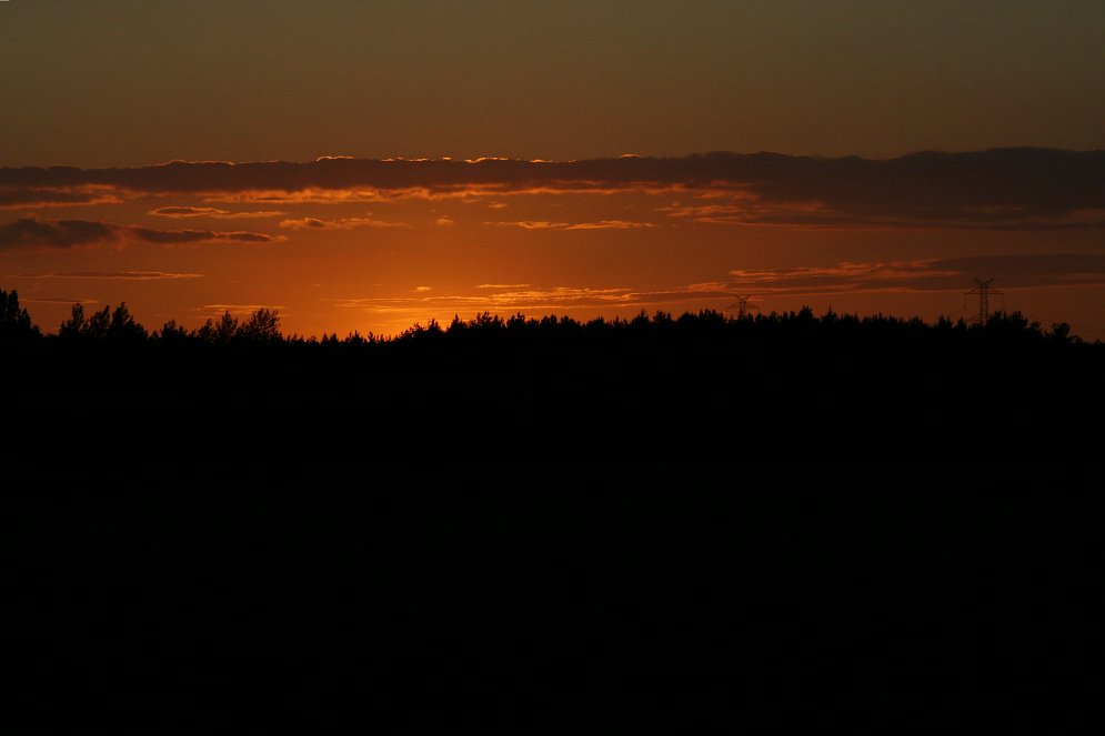 Nachthimmel Abendhimmel Leinwand