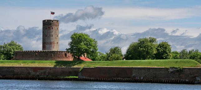 Polen Ufer Bild auf Leinwand