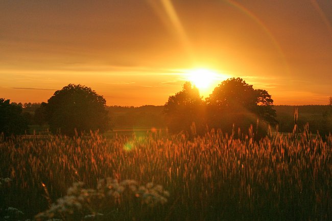 Sonnenuntergaenge Polen