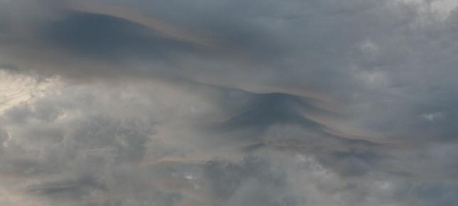 Wolken Bild auf Leinwand