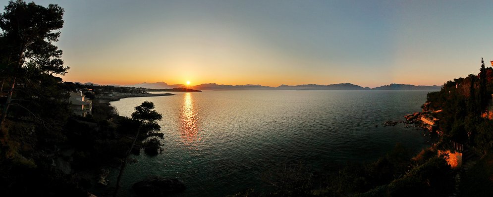 Abendsonne Leinwand