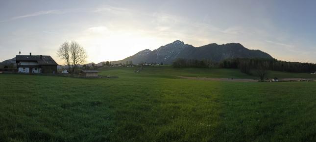 Alpen Bild auf Leinwand