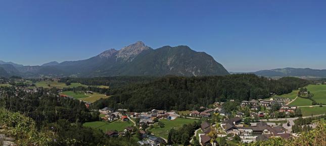 Alpenvorland Bild auf Leinwand