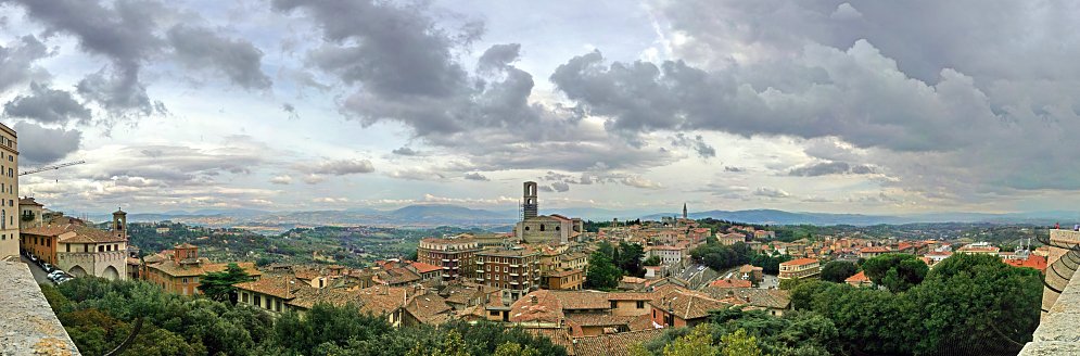Altstadt Italien Leinwand