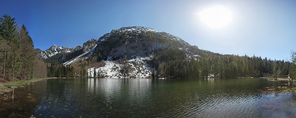 Gebirgssee Leinwand