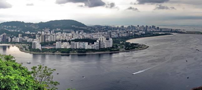 Grossstadt Brasilien Bild auf Leinwand