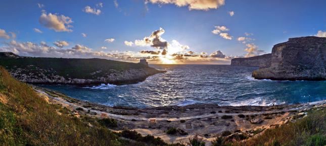 Horizont Malta Bild auf Leinwand